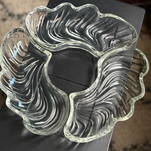 Vintage Kromex Lazy Susan rotating serving tray